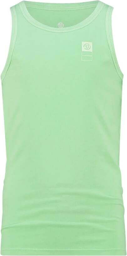 VINGINO ! Jongens Hemd Maat 110 Groen Katoen/elasthan