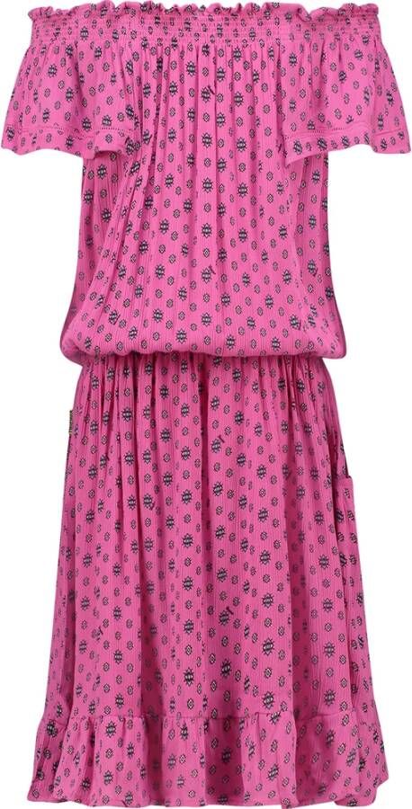 Vingino ! Meisjes Jurk Maat 116 Roze Viscose