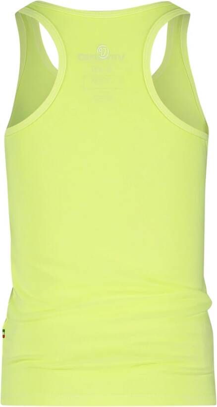 VINGINO ! Meisjes Top Maat 104 Geel Katoen/elasthan