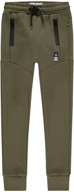 Vingino ! Jongens Lange Broek Maat 104 Legergroen Katoen/polyester