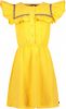 Like Flo jurk met ruches geel online kopen