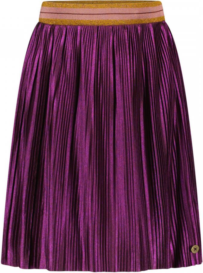 Like Flo pliss&#xE9, maxi rok F208 5740/245 paars
