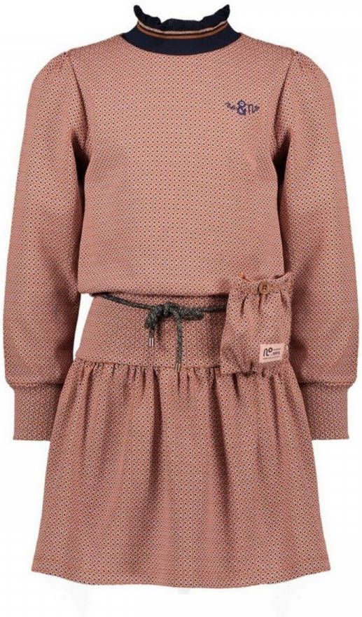 NoNo meisjes jurk N208 5800/421 bruin