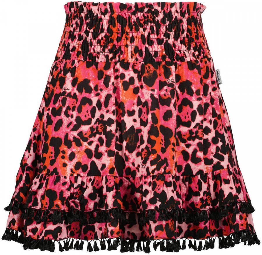 Vingino rok Qawi met all over print roze