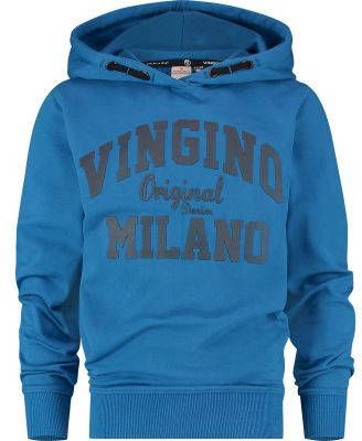 Vingino ! Jongens Trui Maat 116 Blauw Katoen/elasthan
