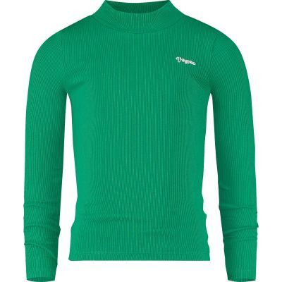 Vingino ! Meisjes Shirt Lange Mouw Maat 104 Groen Katoen/elasthan