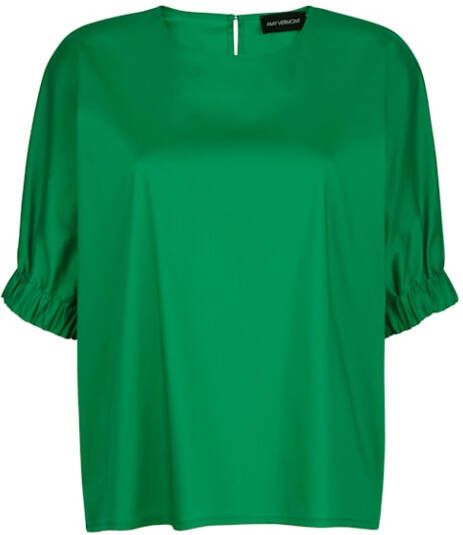 alba moda Blouse met elastische mouwzomen Groen