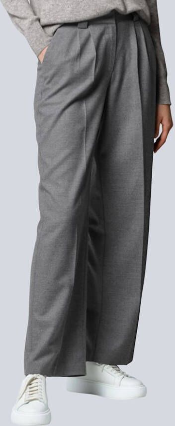 alba moda Broek in N en K maten Grijs