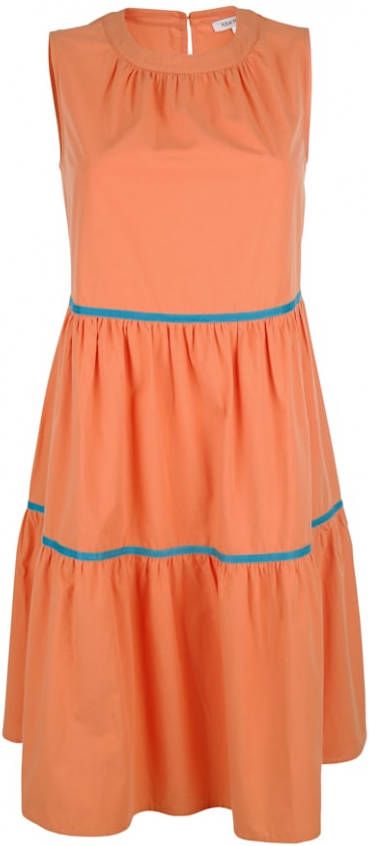 alba moda Jurk in midilengte met stroken Oranje