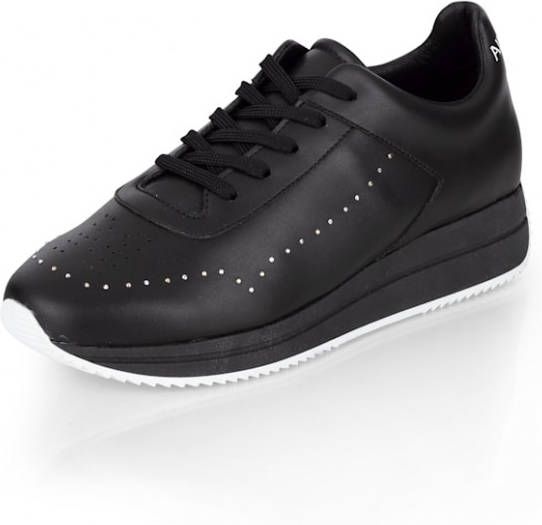 alba moda Sneaker met perforaties Zwart