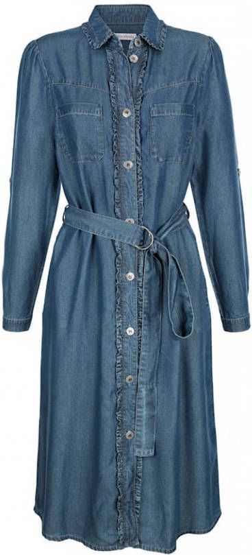 alba moda Spijkerjurk met knoopsluiting Blauw