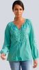 Alba moda Tuniek met glanzende siersteentjes Turquoise online kopen