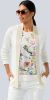 Alba moda Vest met inzet van weefstof achter Wit/Roze/Blauw/Geel online kopen