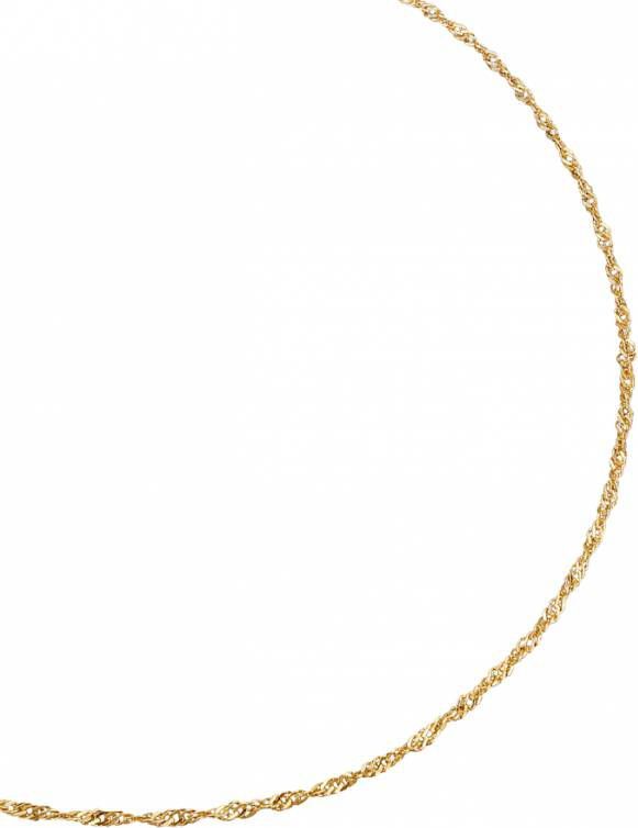 KLiNGEL Gedraaide ketting in goudkleur Geel