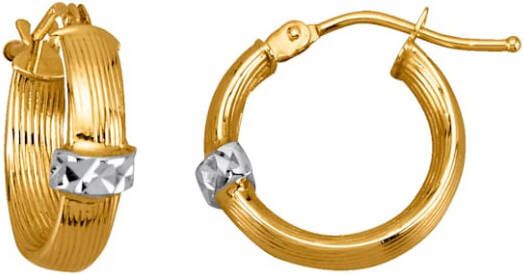 KLiNGEL Creolen van 14 kt. goud Goudkleur