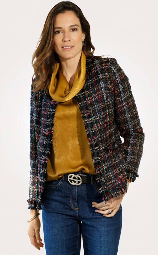 MONA Blazer in bouclélook Multicolor