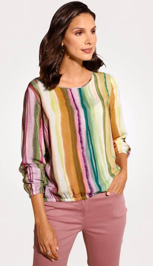 MONA Blouse in batiklook Multicolor