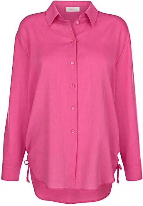 MONA Blousejasje met tunnelkoorden Pink