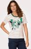 MONA Shirt Wit Marine Groen online kopen