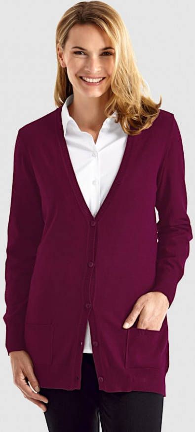 MONA Vest van TRAUMHAFT materiaal Berry