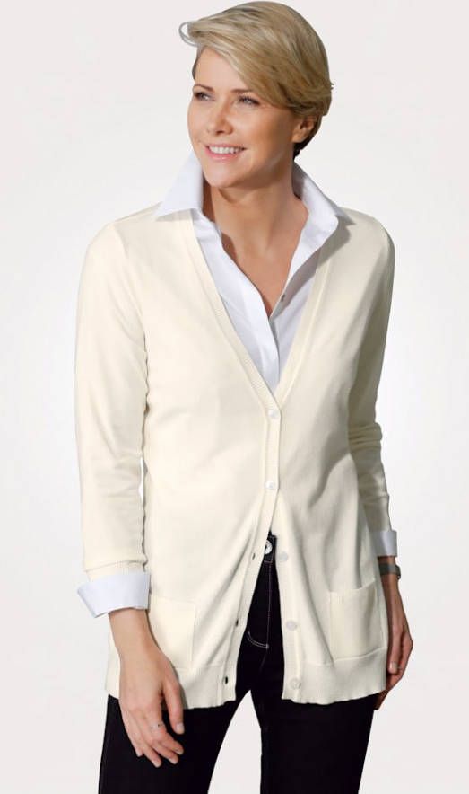 MONA Vest van TRAUMHAFT materiaal Ecru