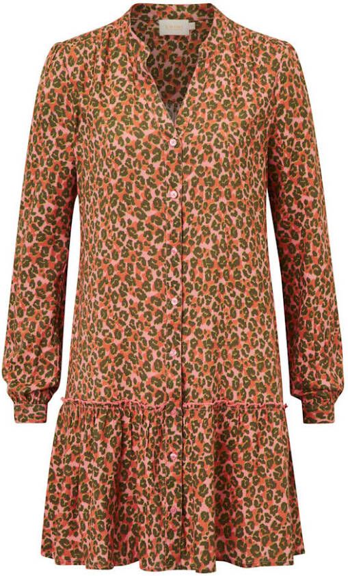 SHIWI Strandjurk Groen/Roze