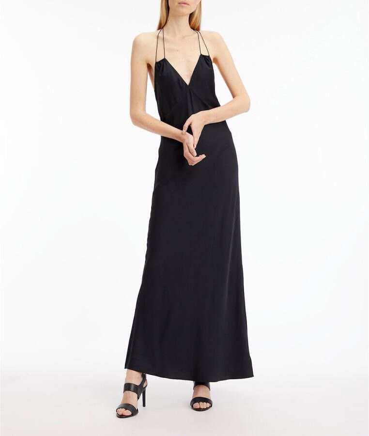 Calvin Klein Maxi kleedjes Zwart Dames