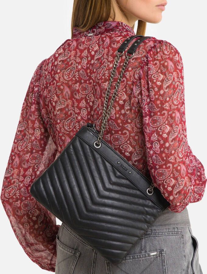 IKKS Handtas in leer Le 1440 Reporter