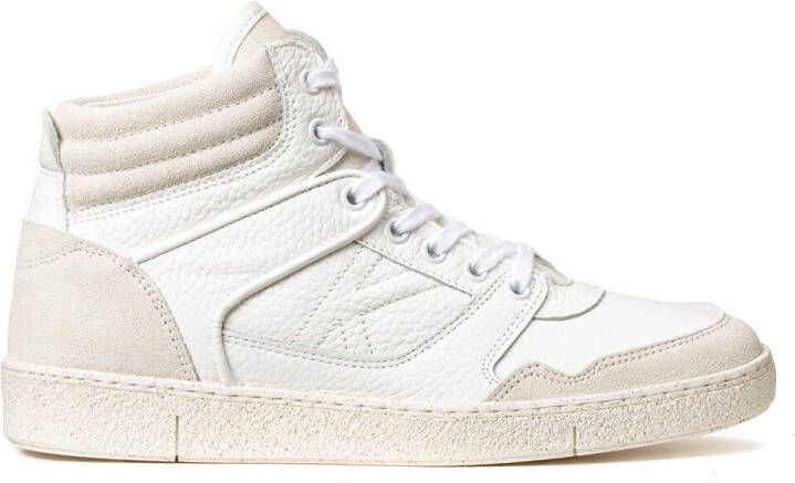 IKKS Hoge sneakers in leer met veters