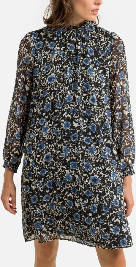 IKKS Jurk in bedrukte voile