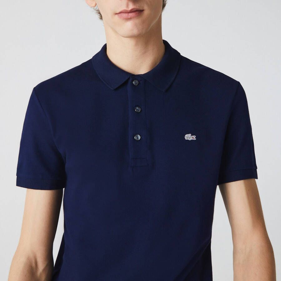 Lacoste Slim Fit Stretch Polo PH4014-031 Zwart-XL maat XL