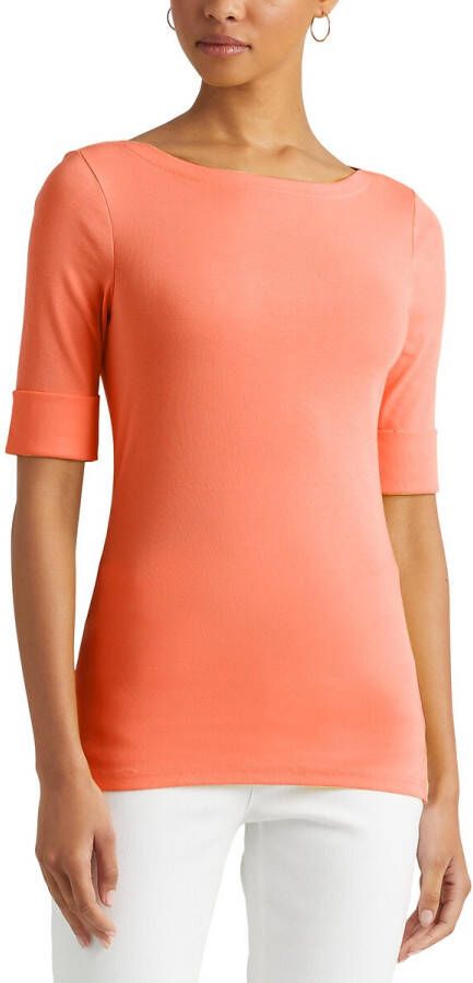 Ralph Lauren T Shirt Lange Mouw Lauren JUDY ELBOW SLEEVE KNIT