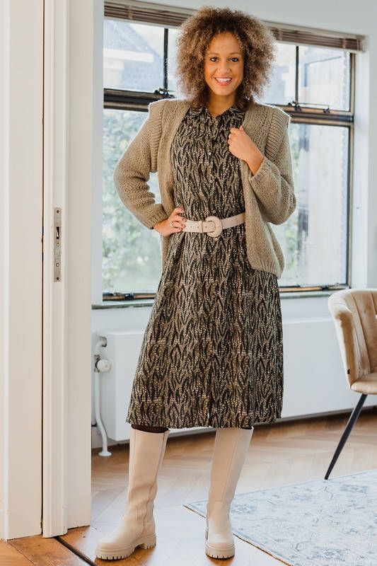 Vila Midi jurken Groen 14083581