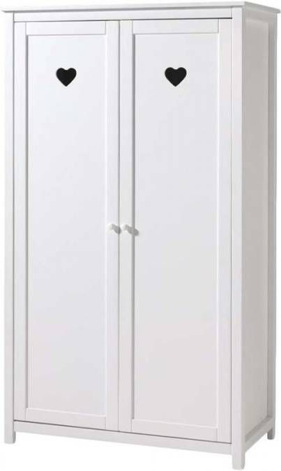 Vipack 2 deurs kledingkast Amori wit 190x110x57 cm Leen Bakker online kopen