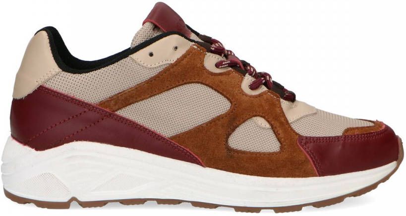 Manfield Rode dad sneakers met cognac details