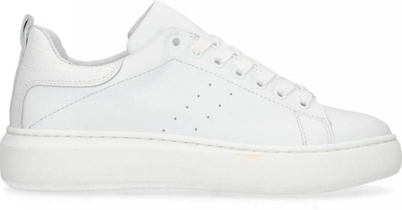 Manfield Witte platform sneakers