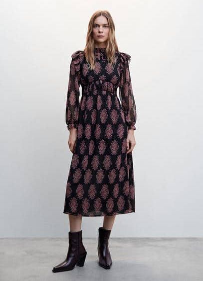 Mango Jurk met barokke print