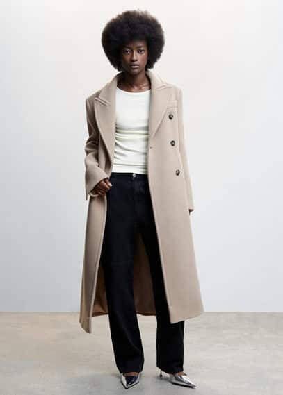 Mango T shirt met gesmokt detail