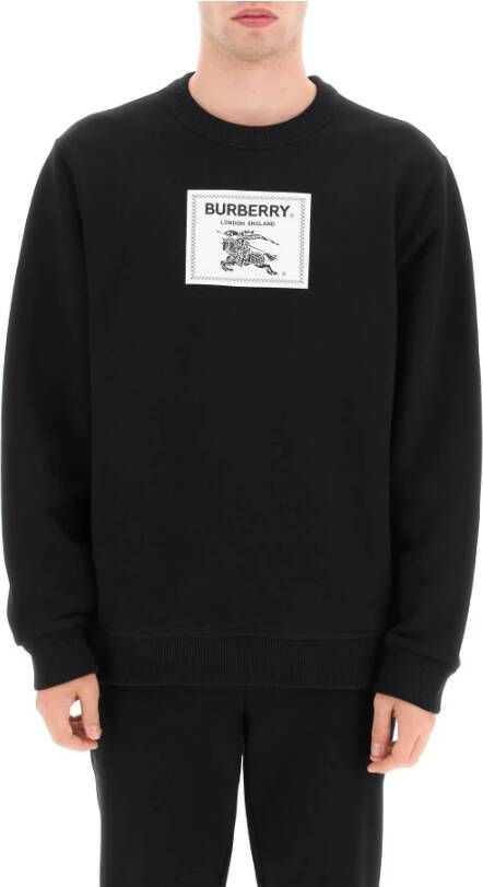 Burberry Gebreide kleding , Zwart, Heren