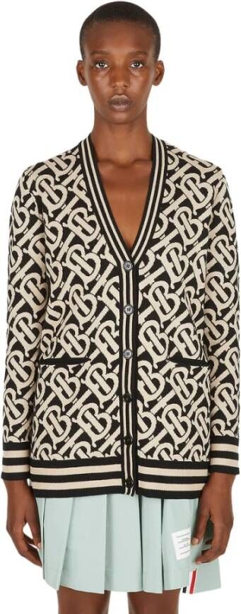Burberry Gebreide kleding , Zwart, Dames