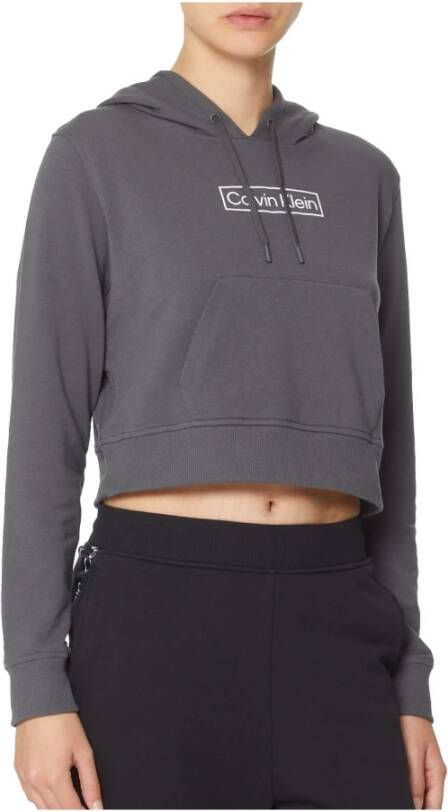 Calvin Klein Hoodies & Sweatvesten Grijs Dames