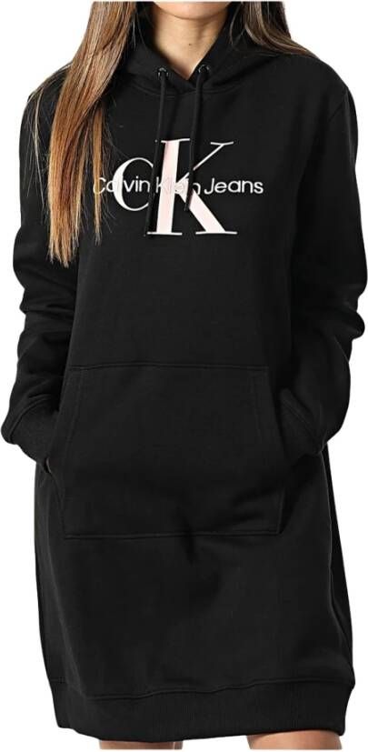 Calvin klein Jeans Hoodies & Sweatvesten Zwart Dames