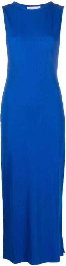 Calvin Klein Women Clothing Dress Blue Ss23 , Blauw, Dames