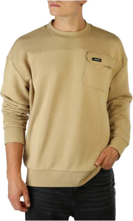 Calvin Klein Sweatshirt K10K109698 , Bruin, Heren