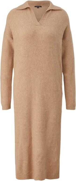 Comma Tricotjurk in elastisch tricotkwaliteit in maxilengte