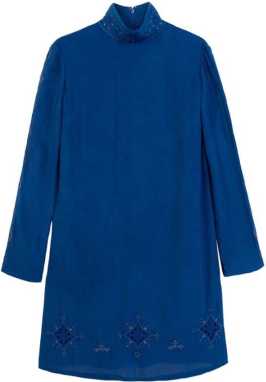 Desigual Casual kleedjes Blauw Dames