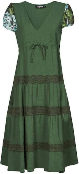 Desigual Casual kleedjes Groen Dames