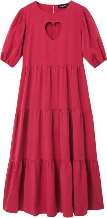 Desigual Casual kleedjes Paars Dames