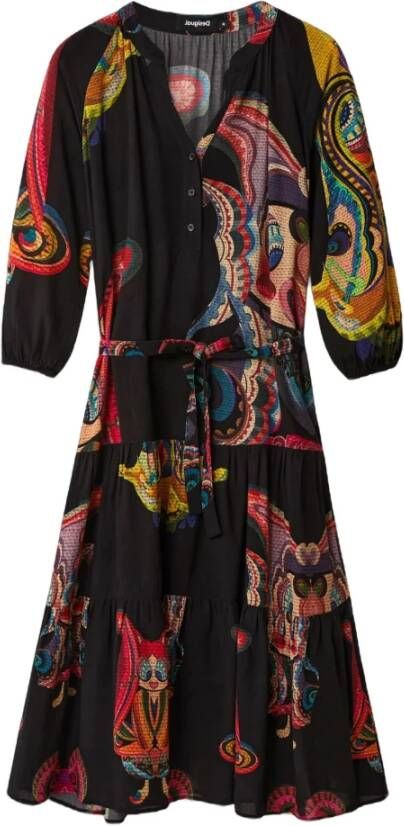 Desigual Casual kleedjes Zwart Dames