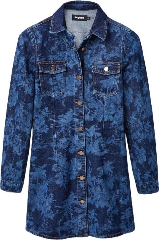 Desigual Kleedjes Blauw Dames